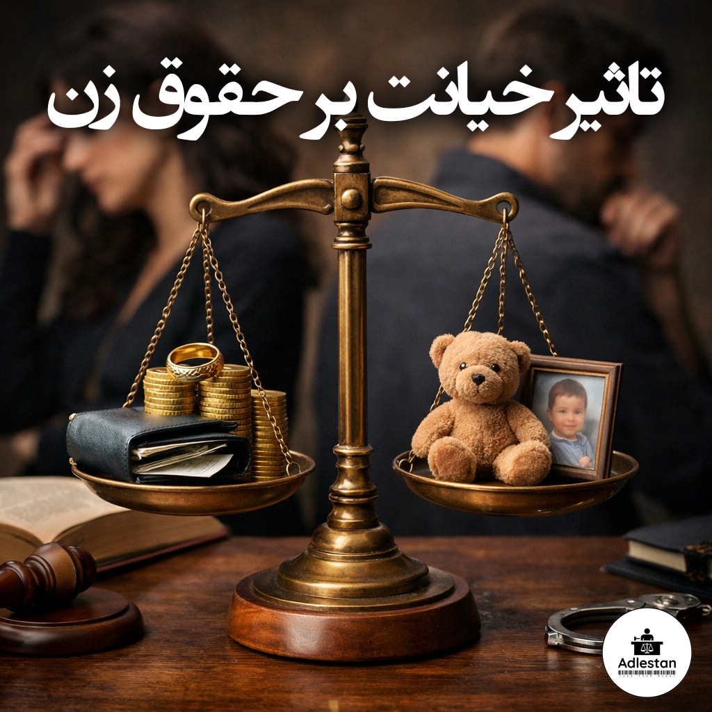 تاثیر خیانت بر حقوق زن