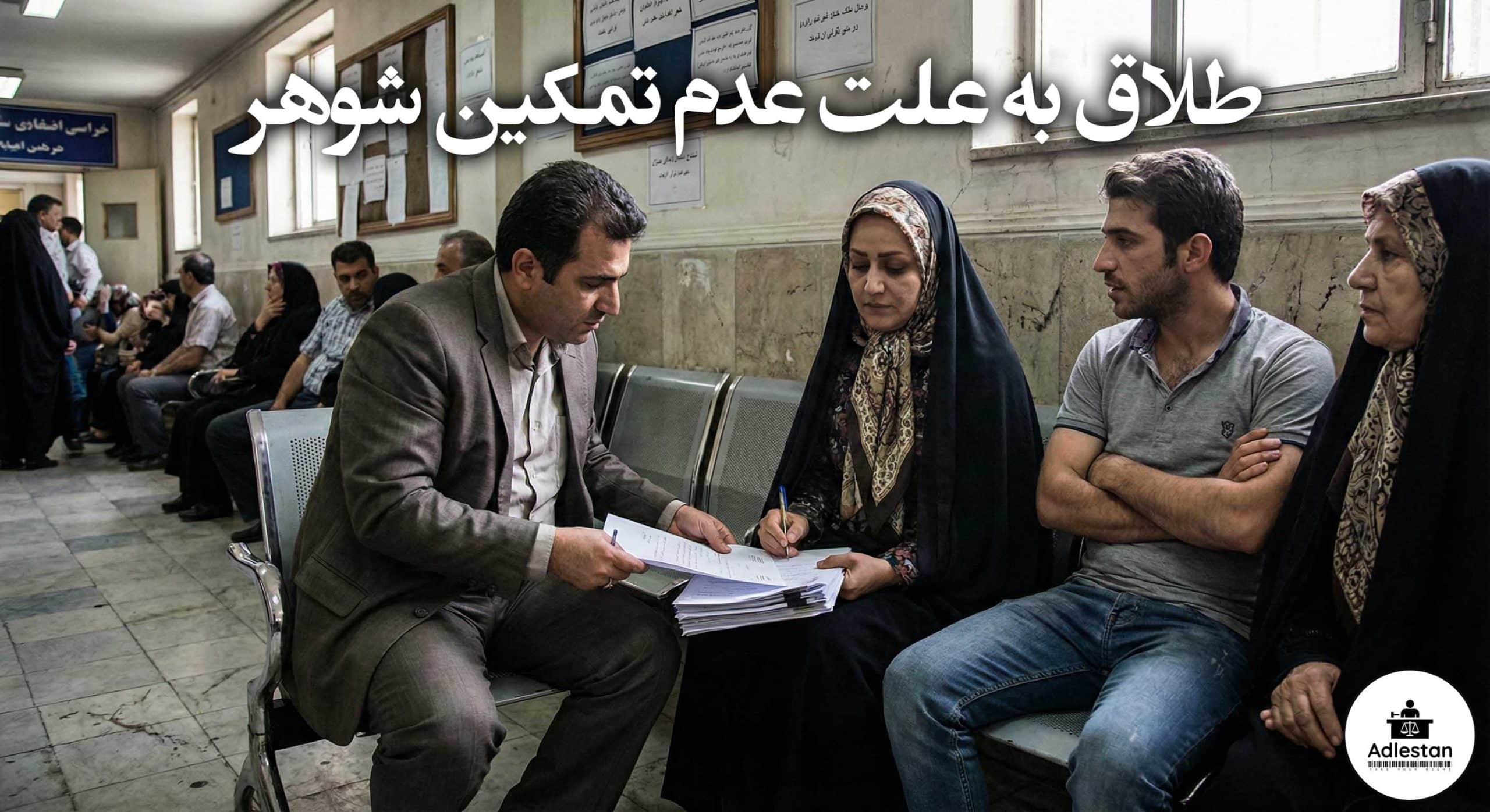 در صورت عدم تمکین شوهر، زن چگونه می‌تواند طلاق بگیرد؟