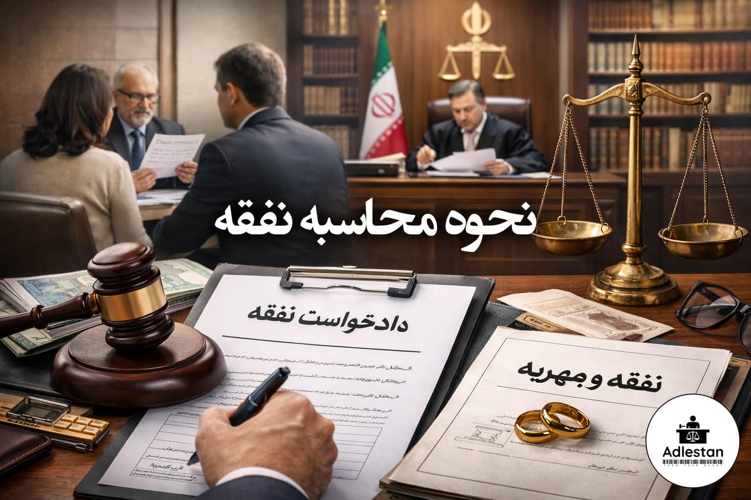 نحوه محاسبه نفقه